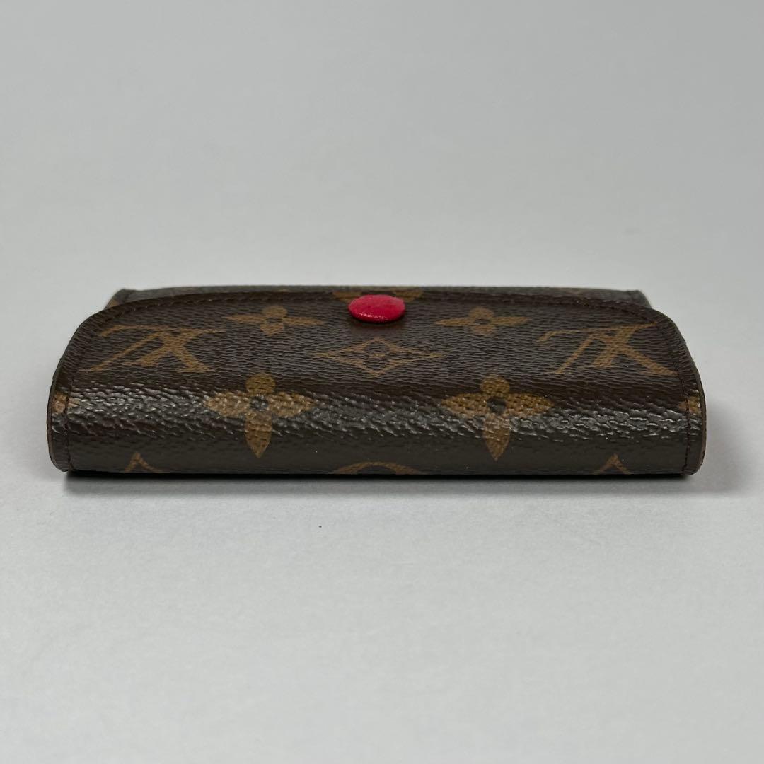 ルイヴィトン モノグラム ポルトモネロザリ フューシャ カードケース