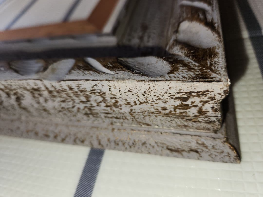 油彩額縁とフレームのセット　サイズ　P8　中古　レトロ