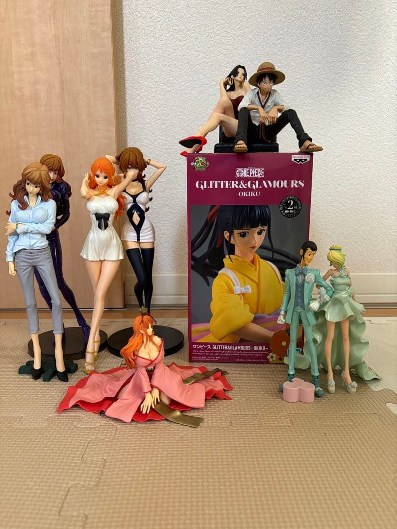 ワンピース フィギュア コレクション　ルパン　不二子　エヴァンゲリオン