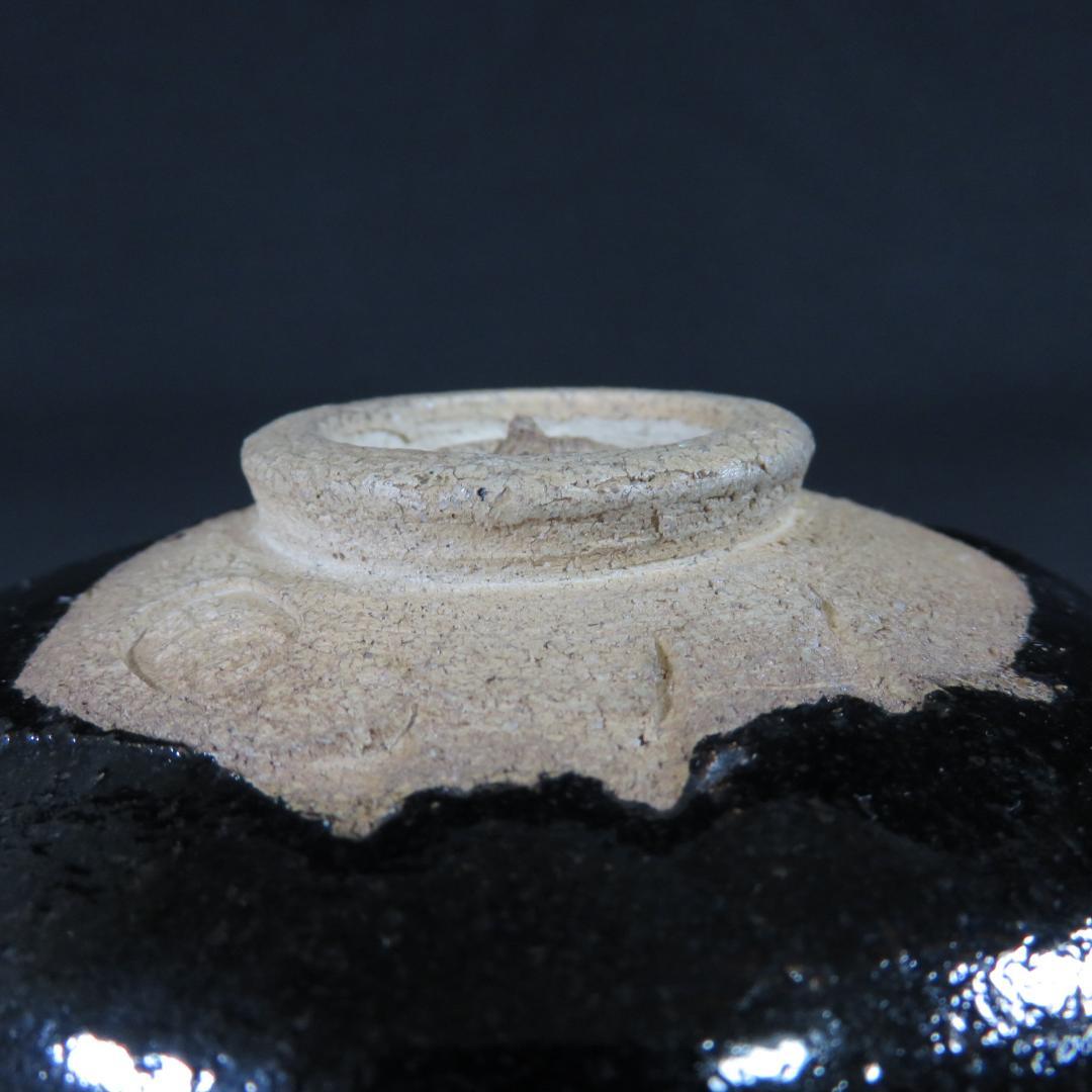 黒楽 茶碗 木箱 共箱 抹茶碗 茶器 茶道具 お稽古 茶の湯 在銘