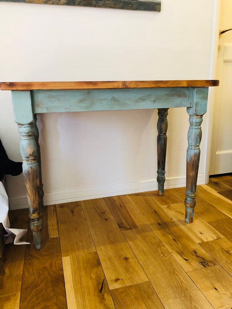 一点物　ビンテージ　アンティーク　机　ワークデスク　ハンドメイド