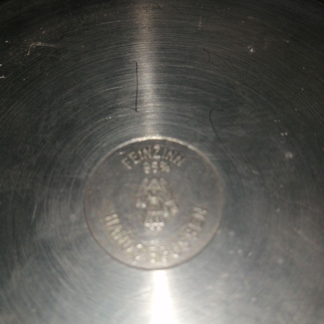 ドイツ製　ピューターシルバープレート　ファインツイン95％　ミュンヘン