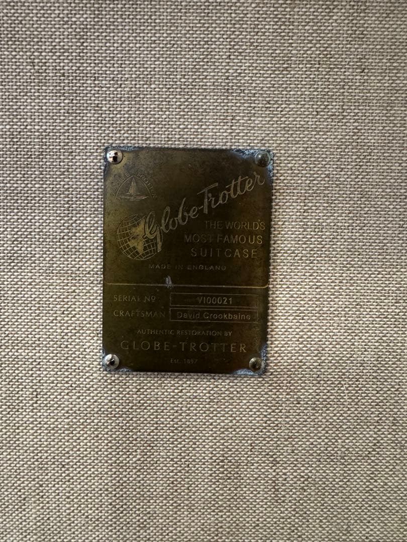 GLOBE-TROTTER ネイビー リメイク品（証明書付き）