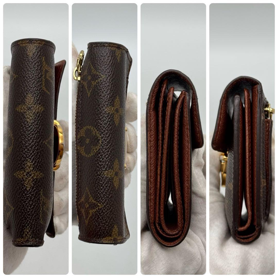 美品✨️ルイヴィトン　ポルトフォイユ　コアラ　カード９枚　財布　コンパクト