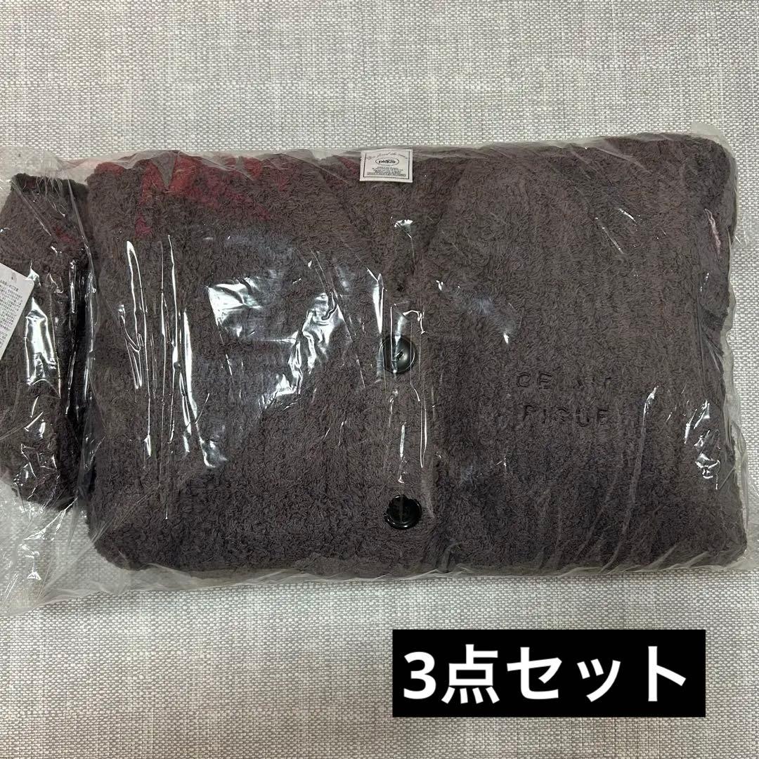 n*a様 ジェラートピケ　福袋　B 2026 モコモコカーディガン　パンツ　靴下