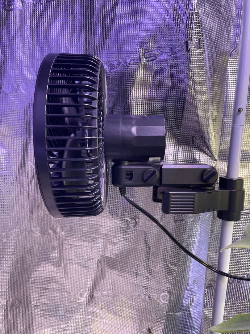 Spider Farmer ６インチクリップオンファン x3