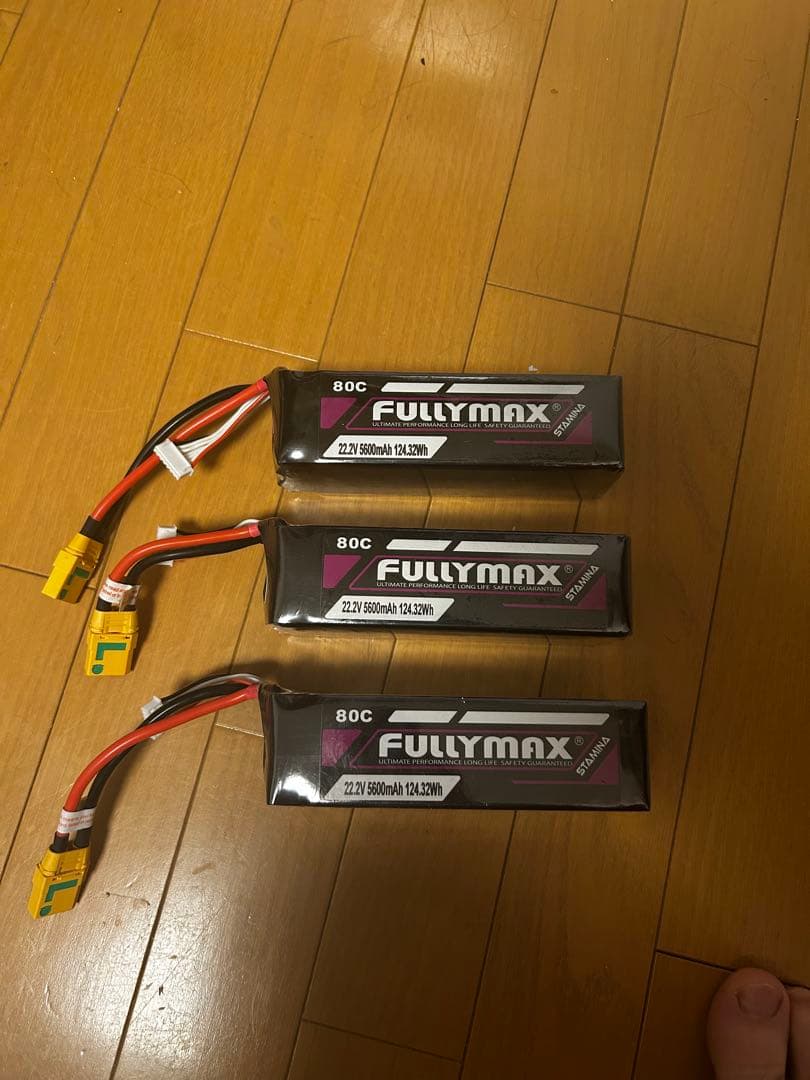 FULLYMAX 22.2V 5600mAh 80C リポバッテリー