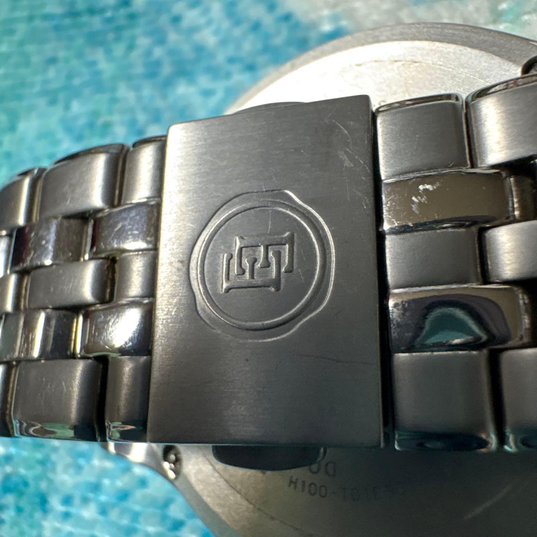 シチズン エクシード H100-T018661 電波ソーラー チタン　黒色文字盤