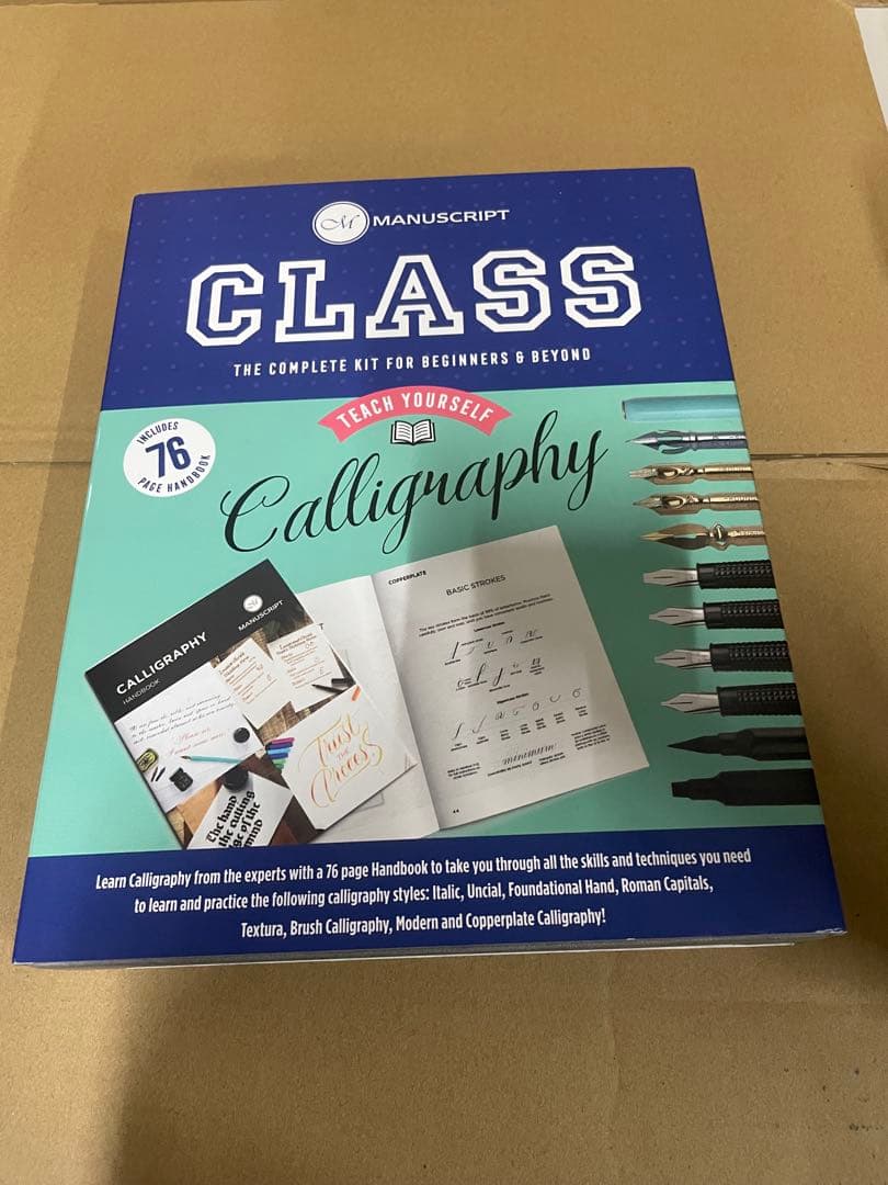 原稿ペン カンパニークラス カリグラフィーキット ブラック (MC191CAL)