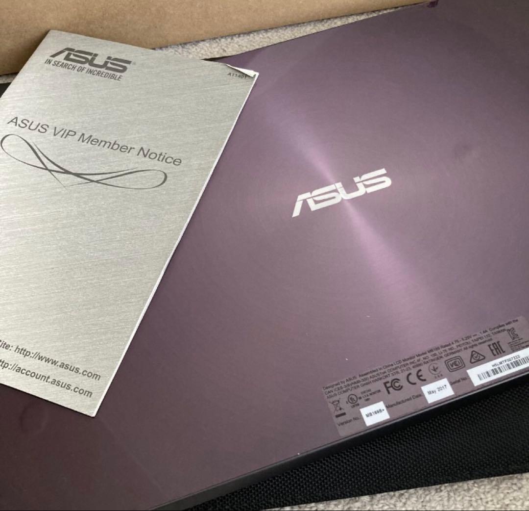 ASUS MB169B＋　モバイルモニター モバイルディスプレイ15.6インチ