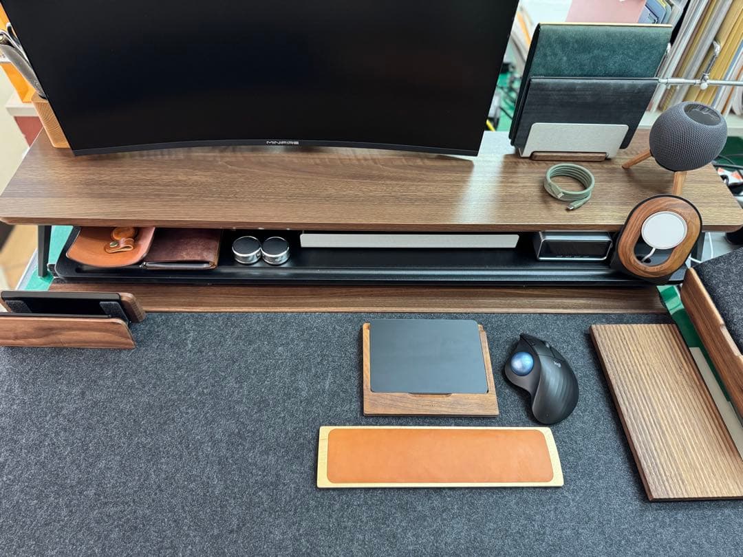 【新品同様】Fenge デスクシェルフ モニター台