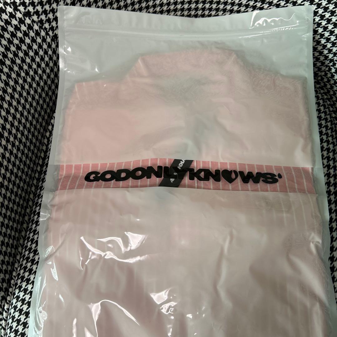 岩田剛典　GOD ONLY KNOWSピンク ストライプ 長袖シャツ　新品未使用