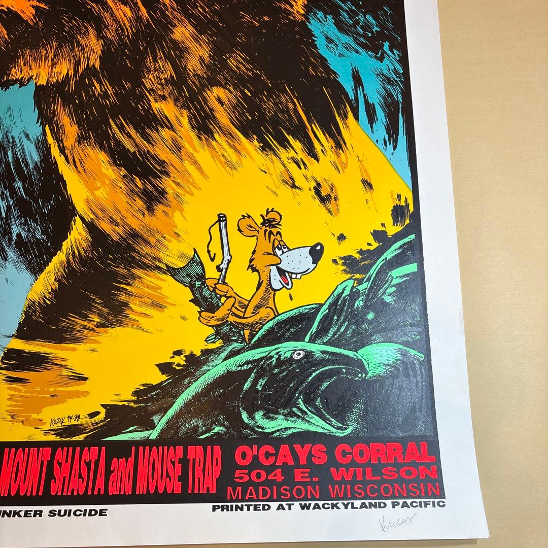 KOZIK KILLDOZER シルクスクリーンポスター