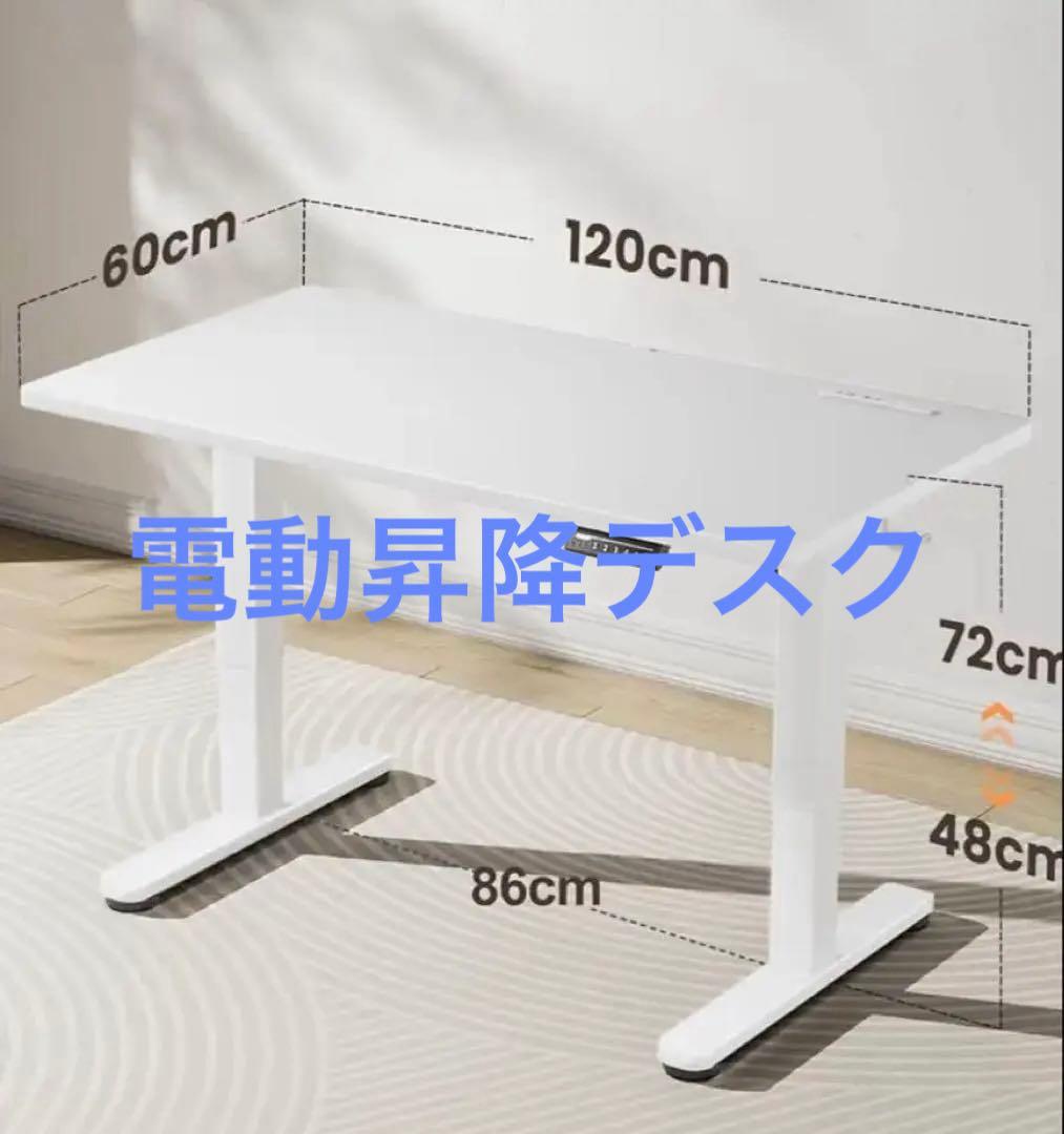ErGear 電動昇降デスク ロータイプ 120-60 高さ48-72cm