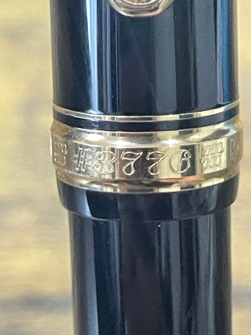 筆記確認＆洗浄済み　プラチナ　万年筆　3776 字幅B 14金