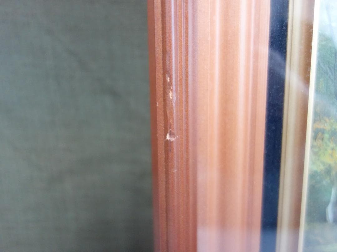 M▽工藤昭重 油彩 絵画 額縁 穂高連峰 F6 (37905)