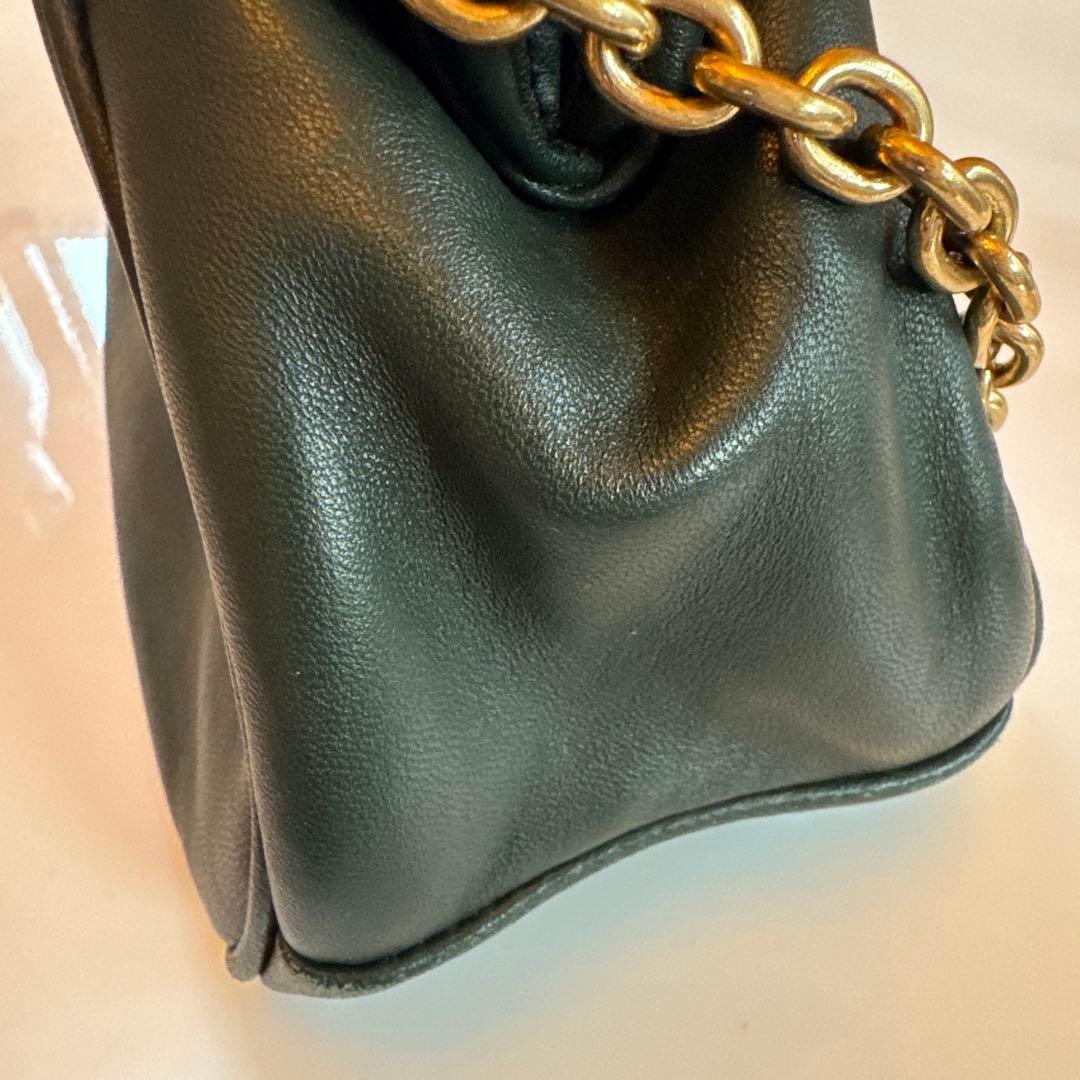 miu miu グリーン ショルダーバッグ