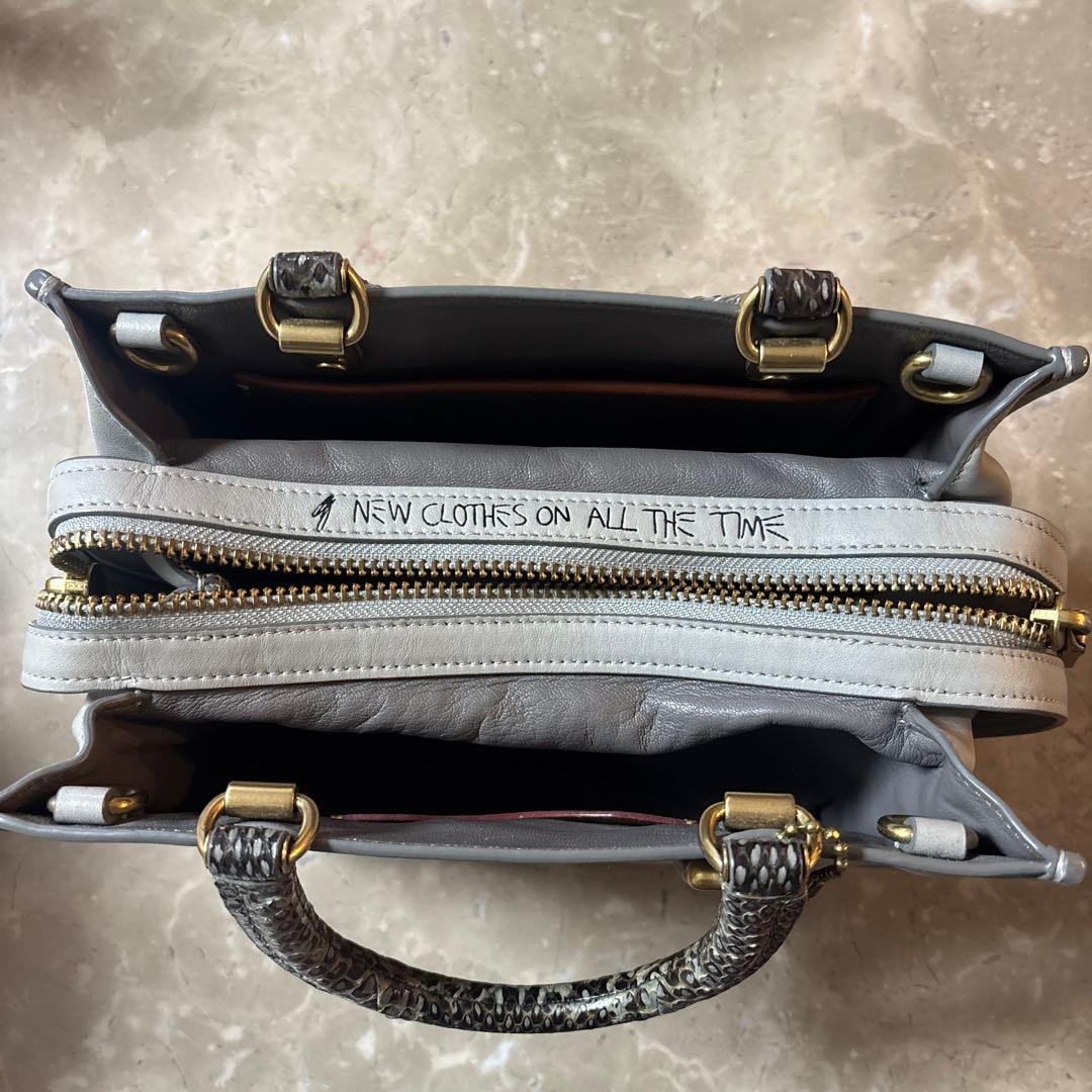 【激レア】Coach ジャン　ミシェル　バスキア ローグバッグ　グレー　バナナ