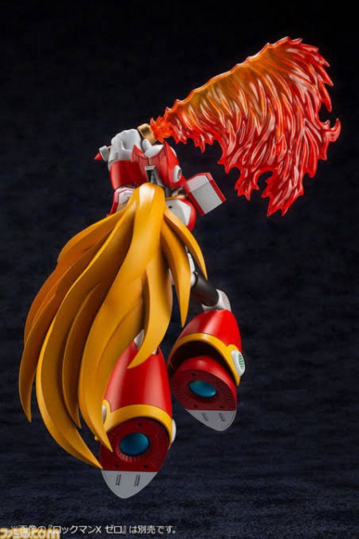 【組立済】コトブキヤ ロックマンX ゼロ プラモデル フィギュア　壽屋　龍炎刃