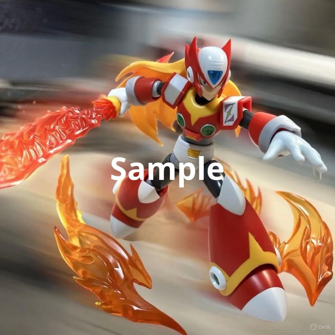 【組立済】コトブキヤ ロックマンX ゼロ プラモデル フィギュア　壽屋　龍炎刃