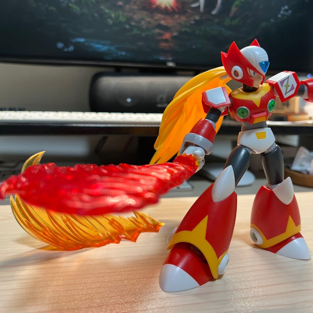 【組立済】コトブキヤ ロックマンX ゼロ プラモデル フィギュア　壽屋　龍炎刃