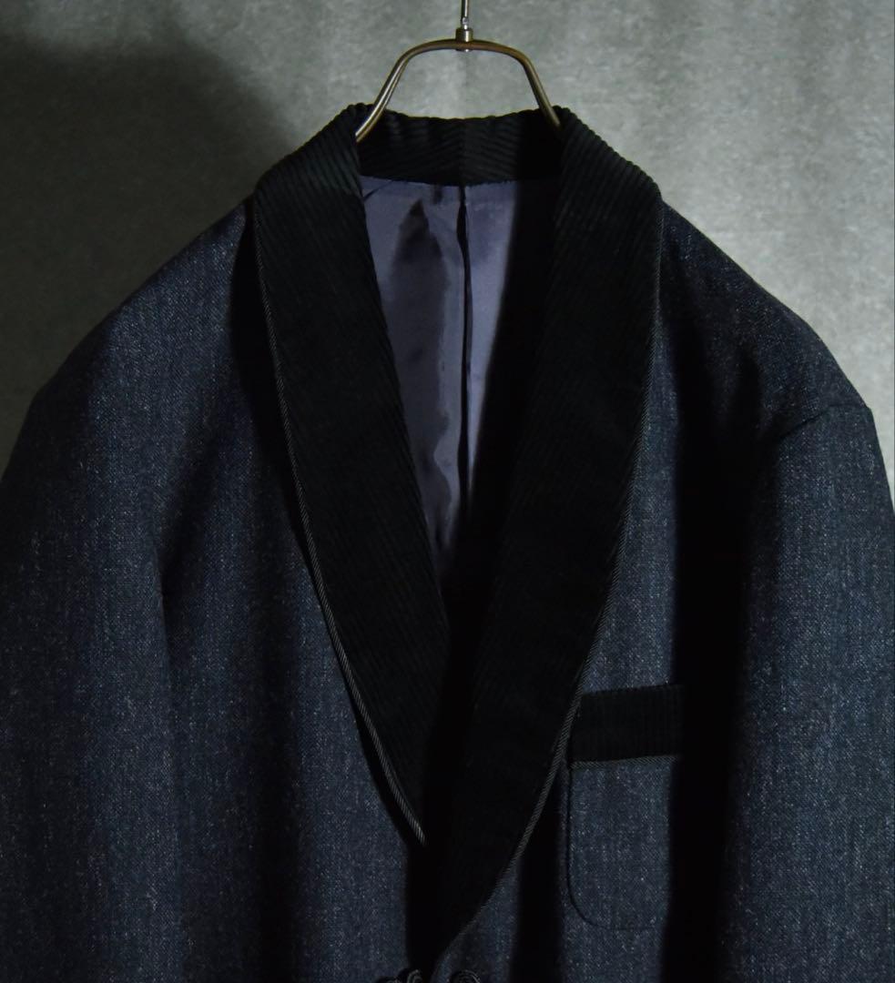 ジャケット・アウター intch. Wool Tweed Smorkin Jacket Navy