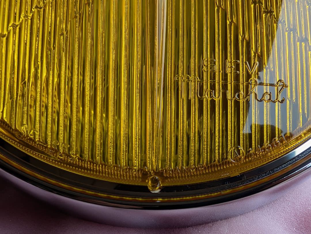 マーシャル 720 ヘッドライト リム付き イエローレンズ 金猫 キティカット