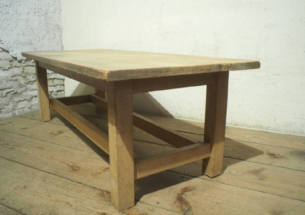 1077 ヴィンテージ　ラワンのベンチ　椅子　イス　チェア　ローテーブル　レトロ