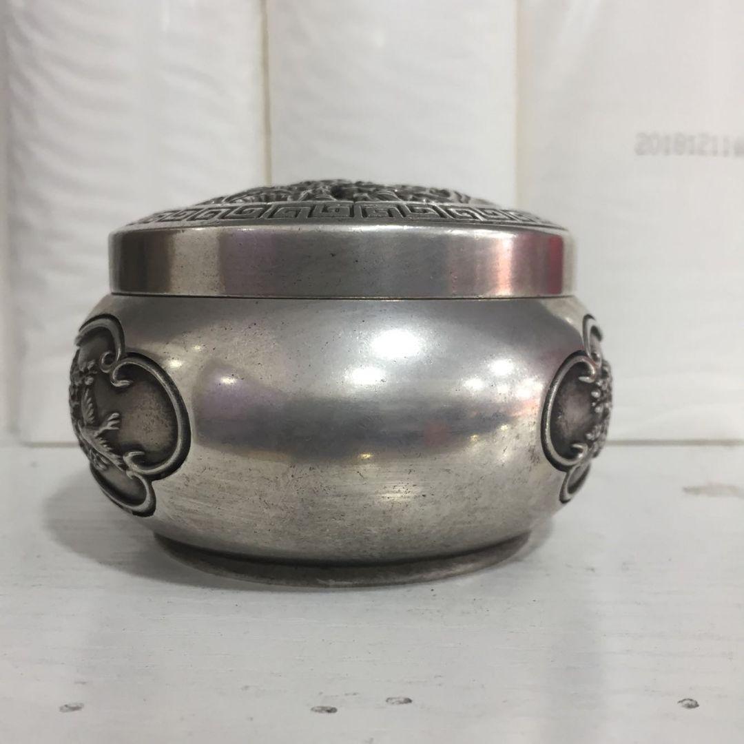 銅製 カササギ登梅香炉 薫る香炉 茶道香炉 香道具 装飾品 工芸品 置物