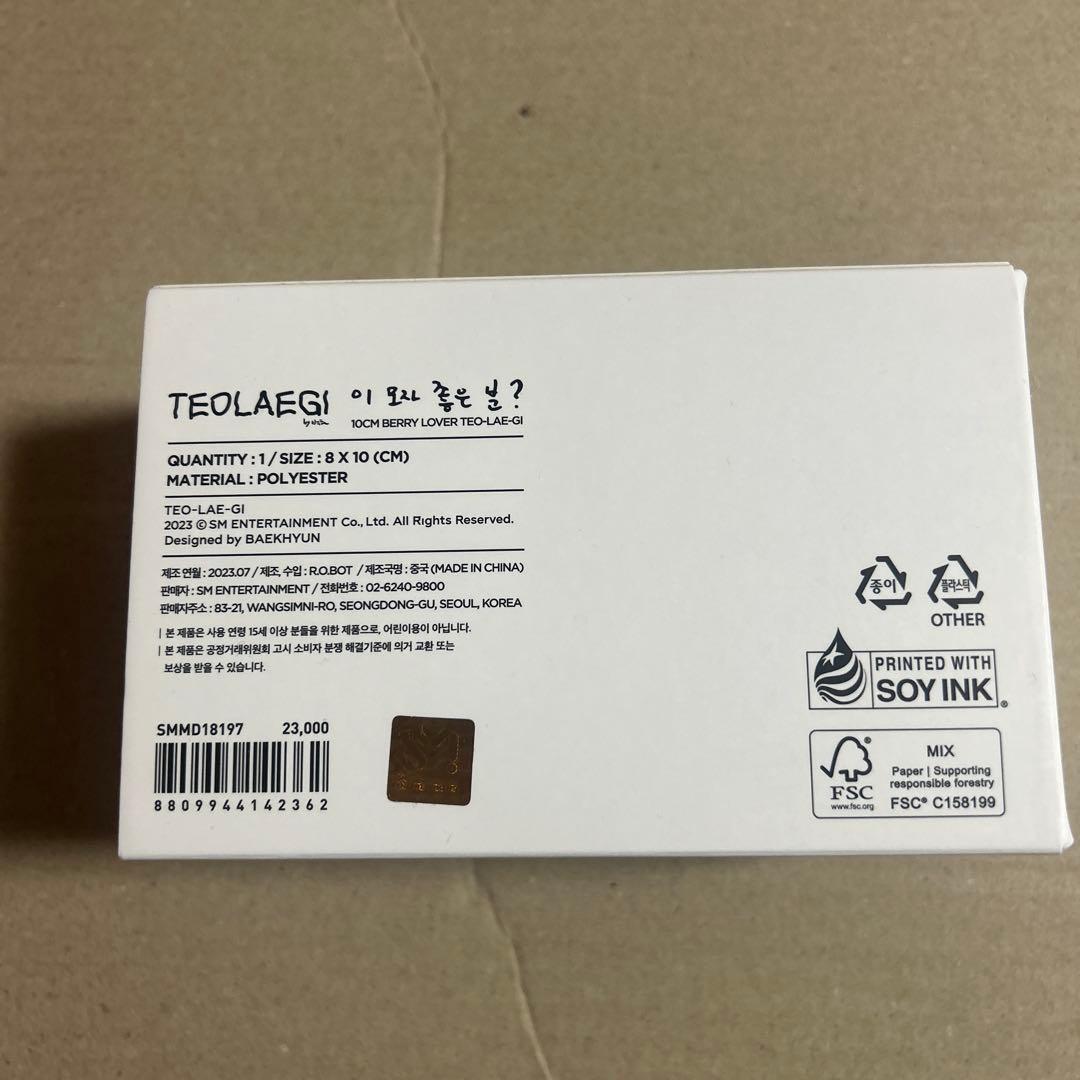 ベッキョン TEOLAEGI トレギ　10cm いちご