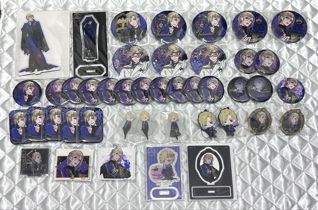 ツイステ ヴィル・シェーンハイト 缶バッジ アクスタ カード ウエハース まとめ