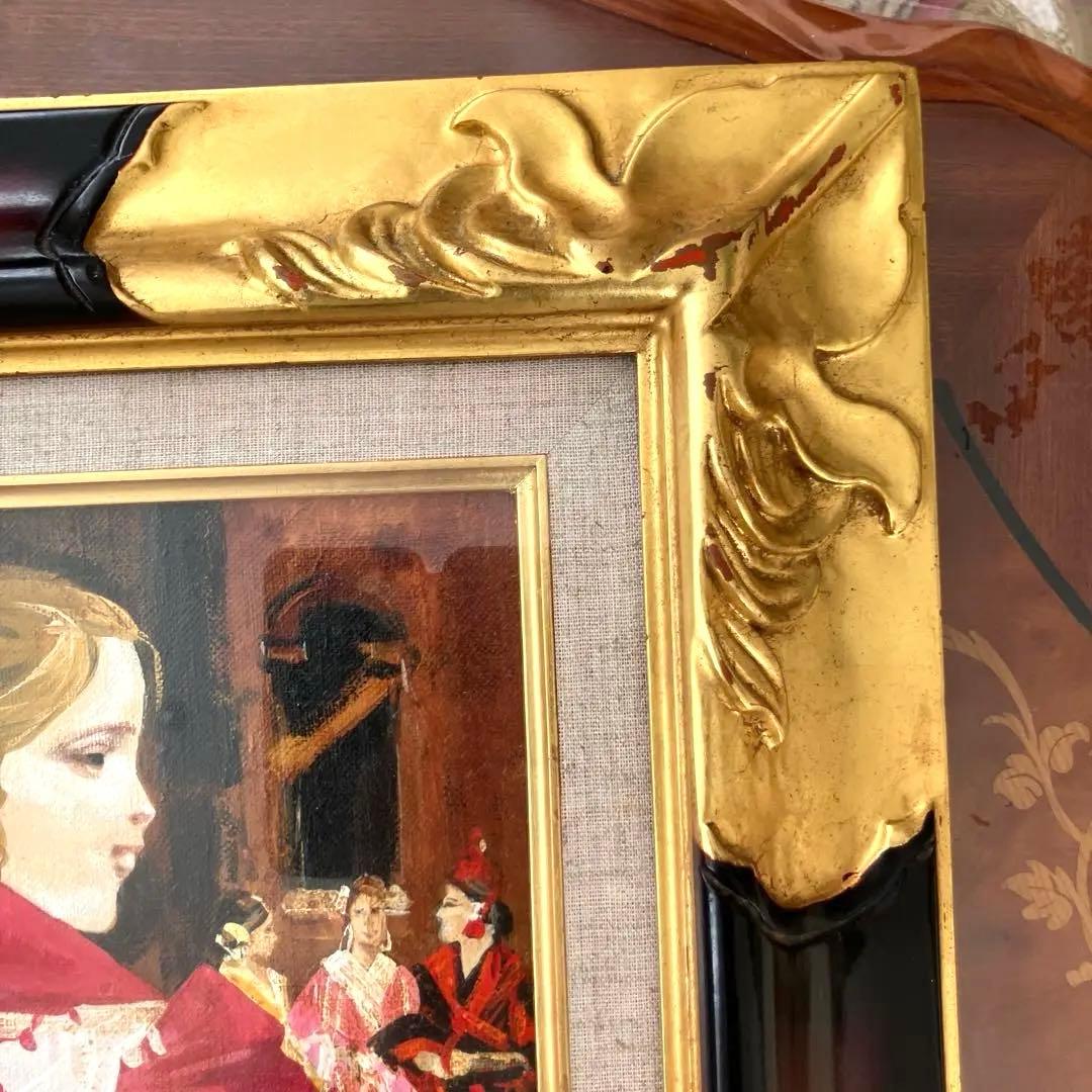 二科会会員・齋藤三郎　人気の赤いドレスの少女