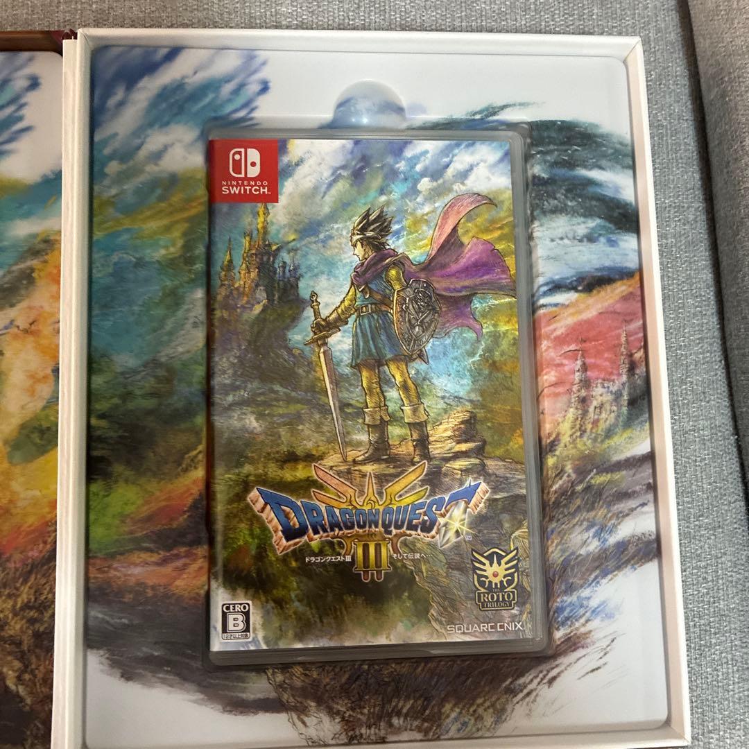 超美品　switch版　ドラクエ1&2 3とブック型収納ボックスとビンズロトの盾