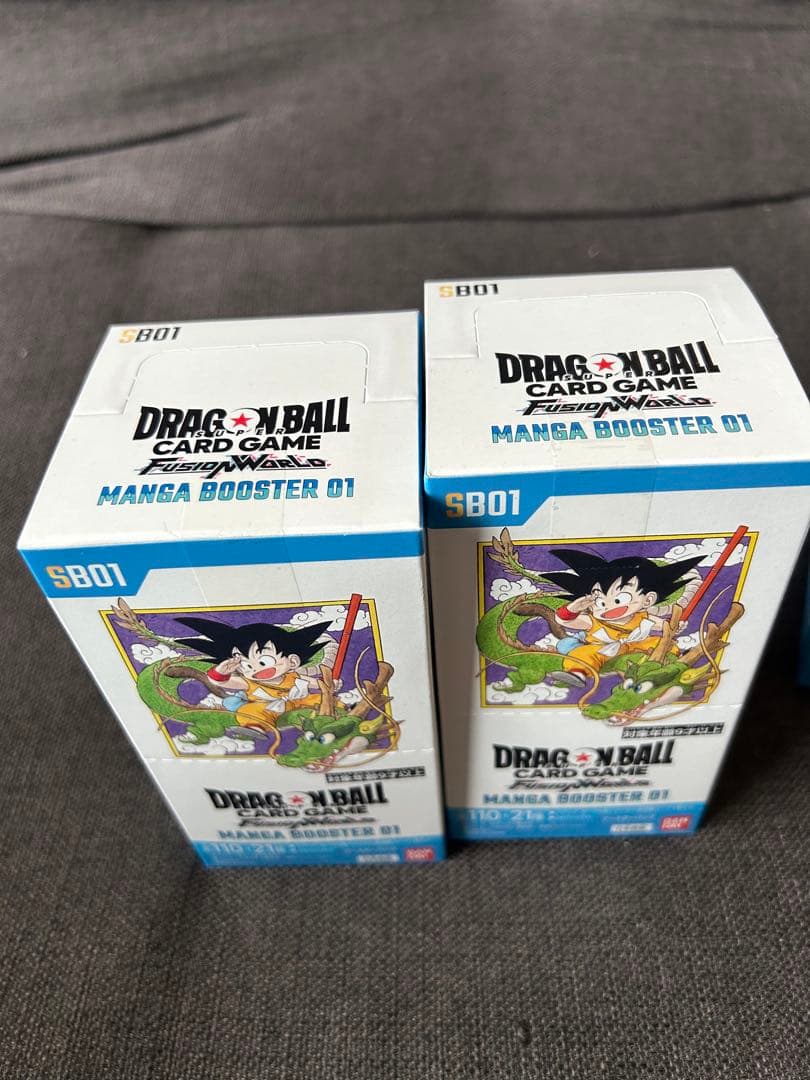 ドラゴンボール カードゲーム マンガブースター 4BOX 新品未開封