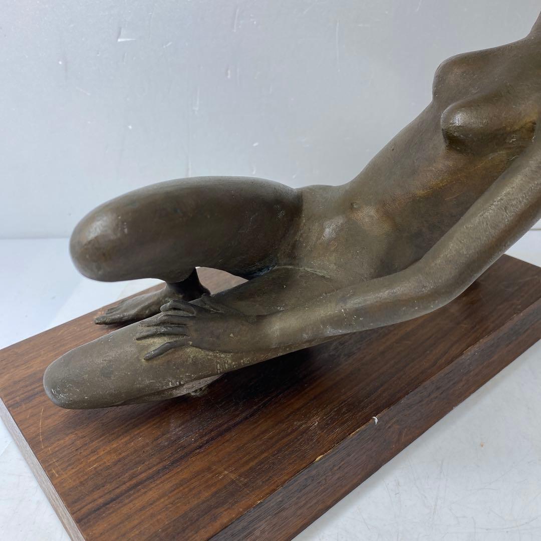 セルジオ・カペリーニ　ブロンズ裸婦　4503g トコト　東さ7-0819①