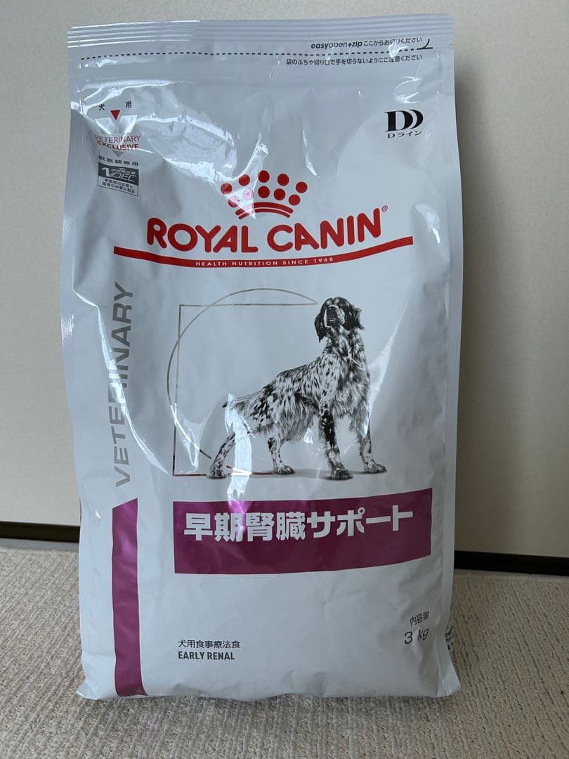  CANIN 早期腎臓サポート 3kgとウェット 36缶