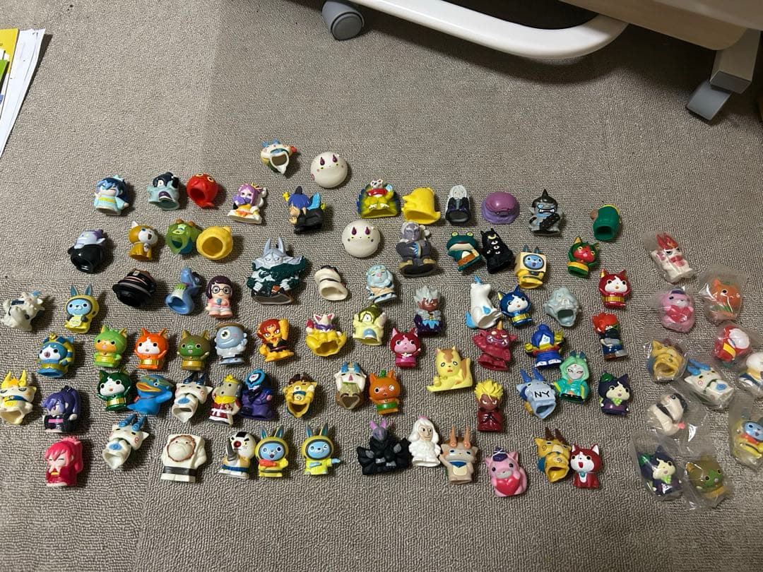 妖怪ウォッチ　指人形まとめ売り　ソフビ