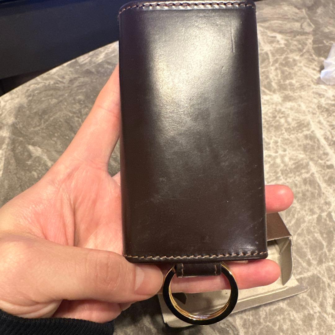 ※りょう　Whitehouse Cox キーケース　ブライドル ハバナ