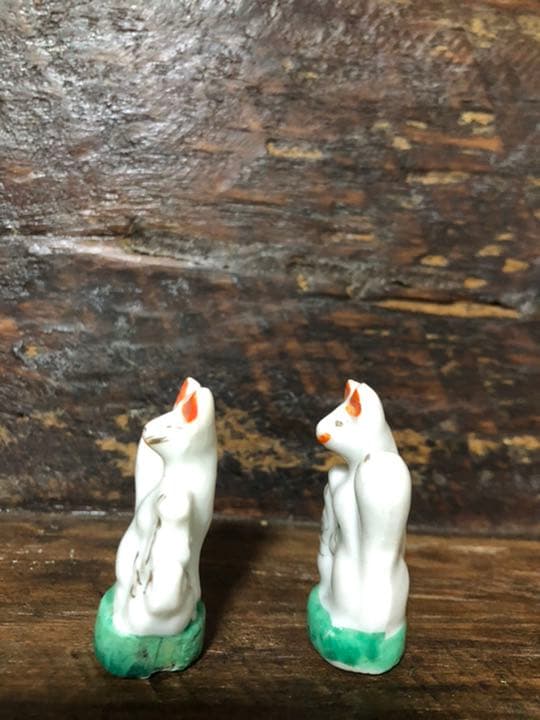 レトロ　お稲荷様　磁器