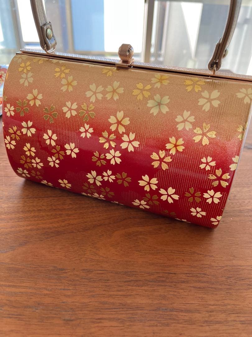 【12/30〜1/5限定価格！】13点セット　振袖フルセット　赤　桜柄