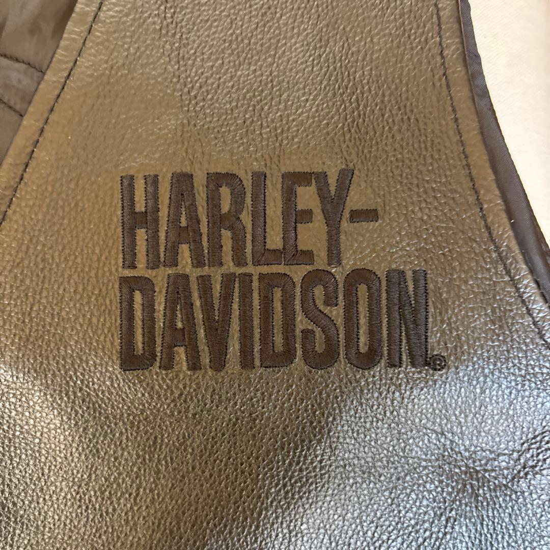 本革ハーレーベスト・本革ハンチング 2点セット