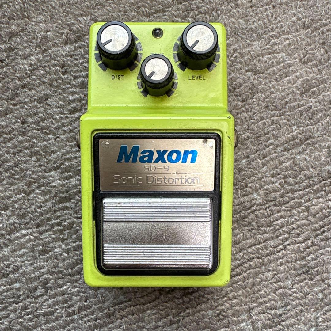 Maxon SD-9 ビンテージ 白ラベル ディストーション