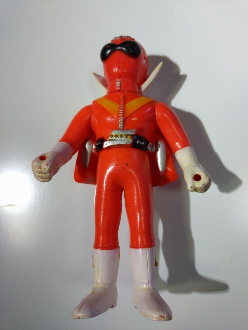 ポピー☆秘密戦隊ゴレンジャー☆アカレンジャー☆1970年代の希少ソフビフィギュア