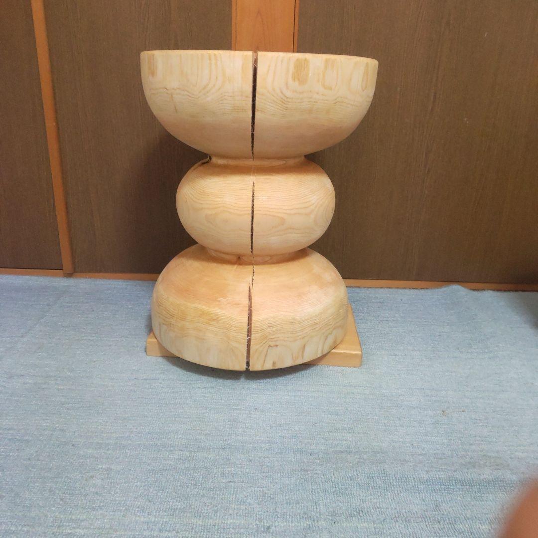 トントン拍子さん専用檜丸太椅子 スツール