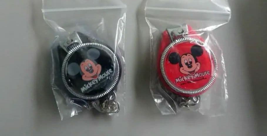 長期保管品　昭和レトロ　ミッキーマウス爪切り　49個 キーホルダータイプ