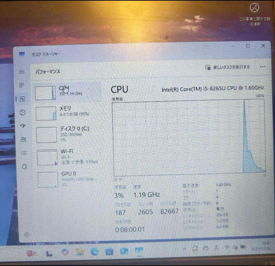 ThinkPad L390 Core i5第8世代 8GB SSD 256GB