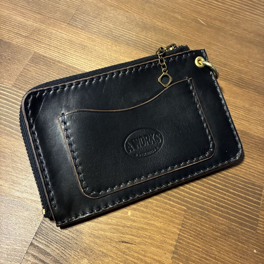 フラグメントケース　トラッカーウォレット　ホーウィン社　クロムエクセル　茶芯