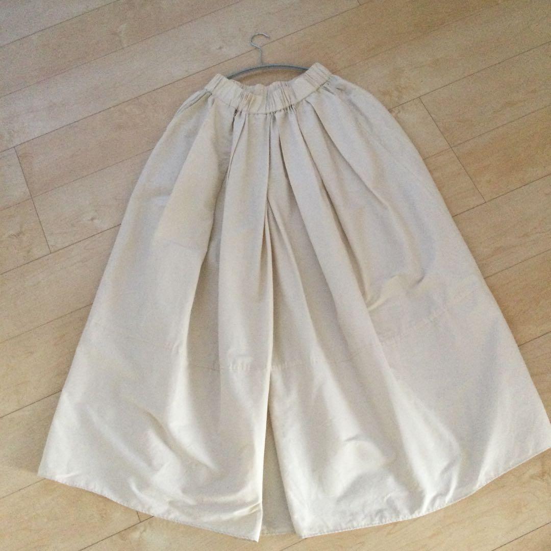 lohen スカートパンツ　アイボリー　バーニーズ銀座限定色