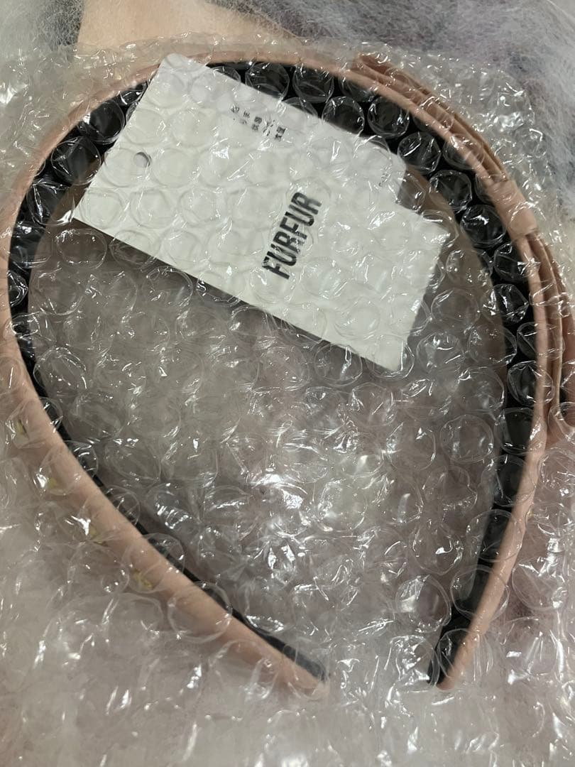 FURFUR スタッズリボンカチューシャ