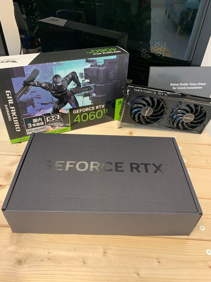 GALAKURO GeForce RTX 4060 Ti 本体